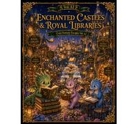 Cozy Fantasy Escapes Vol. 12 Enchanted Castles & Royal Libraries: A Whimsical Magical Library & Fantasy Castle Coloring Book for Adults Featuring Cozy ... Dragons, Bookshops, and Storybook Kingdoms