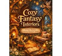 Cozy Fantasy Interiors A Fairy Homes Coloring Book for Adults: 120+ Pages of Beautiful Enchanted Rooms, Magical Interiors, Woodland Houses & Whimsical ... for Adults Designed for Comfort and Joy)