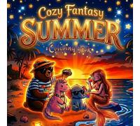 Cozy Fantasy Summer Coloring Book: Relaxing Scenes of Magic and Sand