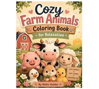 Cozy Farm Animals Coloring Book for Relaxation