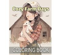 Cozy Farm Days Coloring Book for Kids: Subtle Country Scenes Filled with Playful Animals and Easy Designs to Inspire Creativity and Relaxation for Young Artists