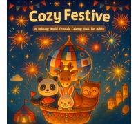 Cozy Festive: A Relaxing World Festivals Coloring Book for Adults: Discover and Color 40+ Joyful Cultural Celebrations from Around the Globe