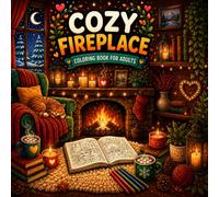 Cozy Fireplace Coloring Book for Adults: 25 Warm and Relaxing Coloring Pages for Stress Relief, Cozy Vibes, and Creative Fun (Cozy Christmas Collection)