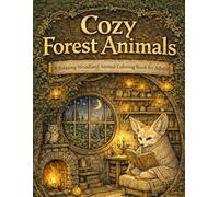 Cozy Forest Animals: A Relaxing Woodland Animal Coloring Book for Adults