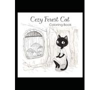 Cozy Forest Cat Coloring Book