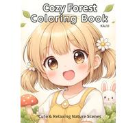 Cozy Forest Coloring Book: Cute & Relaxing Nature Scenes for Adults and Beginners: A Simple and Cozy Coloring Book with Cute Forest Moments, Perfect for Stress Relief and Relaxation