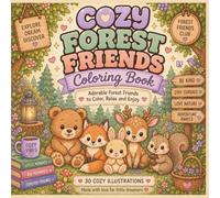 Cozy Forest Friends Coloring Book: A Cute and Relaxing Coloring Book Featuring Adorable Woodland Animals, Cozy Forest Adventures, and Stress-Relieving Designs