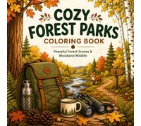 Cozy Forest Parks Coloring Book: Peaceful Forest Scenes, Woodland Wildlife, Cozy Outdoor Adventures, National Parks & National Forests, Relaxing ... Book for Teens and Adults (30 Page Studio)