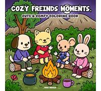 Cozy Freinds Moments: Cute & Comfy Coloring Book for Adults, Teens & Kids - A Stress-Relieving Journey with 4 Adorable Friends Through Wholesome ... and Cozy Moments to Color and Cherish.