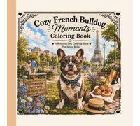 Cozy French Bulldog Moments: A Relaxing Dog Coloring Book For Stress Relief