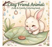 Cozy Friend Animal Cute & Comfy Coloring book: A Relaxing & Fun Activity Book of Sleepy Animals, Warm Hugs, and Friendship Adventures for Kids Ages 4-12