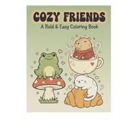 Cozy Friends (A Bold & Easy Coloring Book)