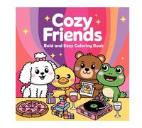Cozy Friends: Bold and Easy Colouring Book