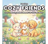 Cozy Friends Coloring Book For Kids: Cute Animal Friends In Calm And Cozy Scenes For Relaxation And Easy Coloring (Cozy Friends Coloring Series)