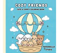 Cozy Friends Coloring Book for Kids: Cute & Comfy Animals, Friendship Scenes, and Cozy Moments to Color for Little Hands