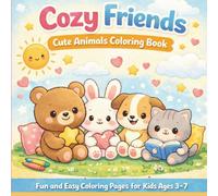 Cozy Friends: Cute Animals Coloring Book