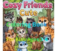 Cozy Friends Cute Coloring Book For Kids Ages 3-6: Fun and Easy Coloring Pages for Kids Ages 3-6 | Adorable Animals for Relaxation and Creativity