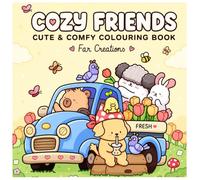 Cozy Friends: Cute & Comfy Colouring Book