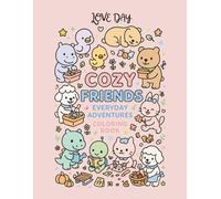 "Cozy Friends Everyday Adventures Coloring Book": Cute & Comfy Coloring Book for Stress Relief and Relaxation"