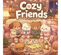 Cozy Friends - Fun & Cozy Adventures Coloring Book: Cute Animals, Cozy Scenes, Food, Movies & Fun Activities for Kids