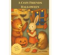 Cozy Friends Halloween: A Cozy Halloween Coloring Book Featuring Fuzzy Animal Friends, Grayscale Scenes, and Gentle Joy for Adults, Teens, and Creative Souls