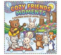 Cozy Friends Moments: Bold and Easy Coloring Book of Joyful Memories, Cute Animals, and Relaxing Scenes for Kids, Teens, and Adults