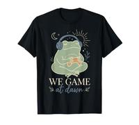 Cozy Frog Controlador de Auriculares Gamer We Game at Dawn Camiseta
