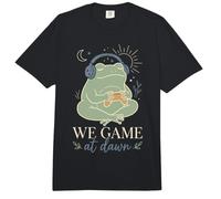Cozy Frog Controlador de Auriculares Gamer We Game at Dawn Comfort Colors Adult Heavyweight T-Shirt