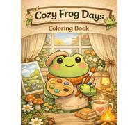 Cozy Frog Days The Complete Cozy Coloring Book/Pages: 50+ Relaxing Animal Coloring Pages for Adults & Teens