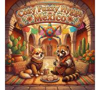 Cozy Fuzzy Hygge Mexico: Bold & Fun Easy Line Art Design Coloring Book | Relaxing Mexican Holiday Cultural Scenes, Cute Animal Travel Adventures | ... Fuzzy Hygge World Travel for Stress Relief)