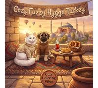 Cozy Fuzzy Hygge Turkey: Easy Bold Line Designs Adorable Animal Coloring Book | Middle Eastern Comfort, Relaxing Rituals, Whimsical Travel Scenes | ... Fuzzy Hygge World Travel for Stress Relief)