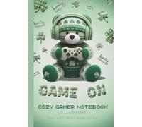 Cozy Gamer Notebook: 120 Lined Pages Faux Knit Teddy Bear Cover