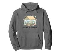 Cozy Gaming Digital Botanist Aesthetic Farming Sim Sudadera con Capucha