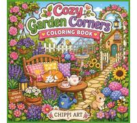 Cozy Garden Corners Coloring Book: Bold and Easy Garden Scenes with Flowers, Cottages, Patios, and Peaceful Outdoor Retreats