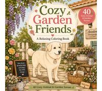 Cozy Garden Friends: A Relaxing Coloring Book Inspired by Real Animals and a Peaceful Garden