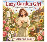 Cozy Garden Girl Colouring Book: Relaxing Floral Scenes for Stress Relief, Mindful Creativity & Peaceful Escapes (Anxiety Relief Adult Colouring Collection)
