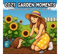 Cozy Garden Moments: Gemütliche Gartenmotive zum Ausmalen