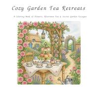 Cozy Garden Tea Retreats: A Coloring Book of Flowers, Afternoon Tea & Secret Garden Escapes
