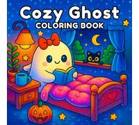 Cozy Ghost Coloring Book: Cute and Spooky Scenes to Color.: Relax with sweet little ghosts, cozy Halloween moments, and charming pages for all ages.