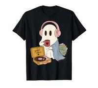 Cozy Ghost Music Lover Good Vibes Cozy Sounds Camiseta