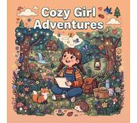 Cozy Girl Adventures Coloring Book: Cozy Girl Season Coloring Pages Featuring Cozy Holiday Scenes, Girl Lifestyle, Bold and Easy Designs, 50 Coloring Pages, and 50 Cute Quotes