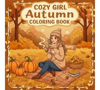 Cozy Girl Autumn Coloring Book: Bold and Easy, Cute Vibes for Cozy Coloring Fun, Fall Moments & Girl Vibes for Teens and Adults (Cozy Girl Seasons Coloring Books)