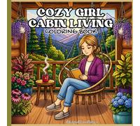 Cozy Girl Cabin Living Coloring Book: Cozy Cabin Adventures, Woodland Living & Relaxing Nature Escapes (The Cozy Girl Collection)