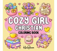 Cozy Girl Christian Coloring Book: Bold and Easy Faith-Themed Designs for Stress Relief Featuring Cute and Comforting Illustrations for Adults & Teens