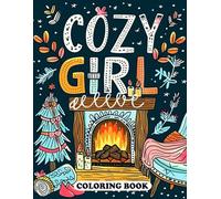 Cozy Girl Coloring Book: Cozy and Simple Illustrations for Stress Relief and Creative Fun
