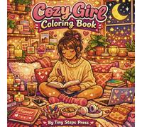 Cozy Girl Coloring Book: Daily Routine, Self-Care, Cute Aesthetic Scenes & Cozy Lifestyle Designs for Relaxation