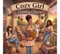 Cozy Girl Country Charm: Cute & Fun Relaxing Adult Activity Coloring Book | Aesthetic Comfy Hygge Farmhouse Scenes, Daily Rustic Living, Peaceful ... Seniors, Women & Teens (Cozy Girl Collection)