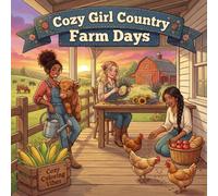 Cozy Girl Country Farm Days: Cute Relaxing Adult Activity Coloring Book | Aesthetic Comfy Hygge Fun Homebody, Rustic, Daily Living, & Peaceful Rural ... Art Therapy Gift for Seniors, Women & Teens