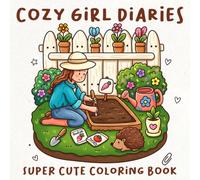Cozy Girl Diaries Coloring Book: Cute Photo Style Coloring Pages with Bold Easy Designs, Heartwarming Lifestyle Scenes, and Relaxing Fun for Adults and Teens