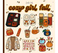 Cozy Girl Fall: A Cute and Relaxing Coloring Book Full of Autumn Vibes